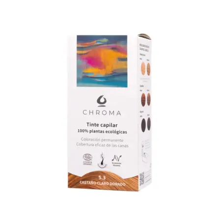 Chroma Tinte Natural 5.3 Castaño Claro Dorado 100g